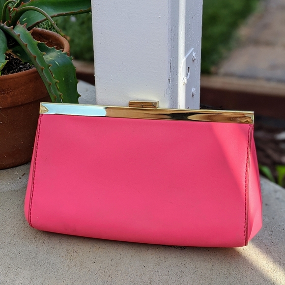 neon clutch purse